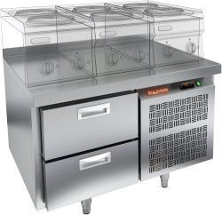 Стол морозильный Hicold GN 2/BT LT