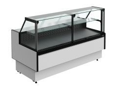 Витрина холодильная Carboma GC85 VV 1,8-1 Praia 2 с боковинами (9006-9005)