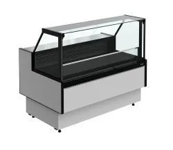 Витрина холодильная Carboma GC85 SL 0,94-1 Praia 2 с боковинами (9006-9005)